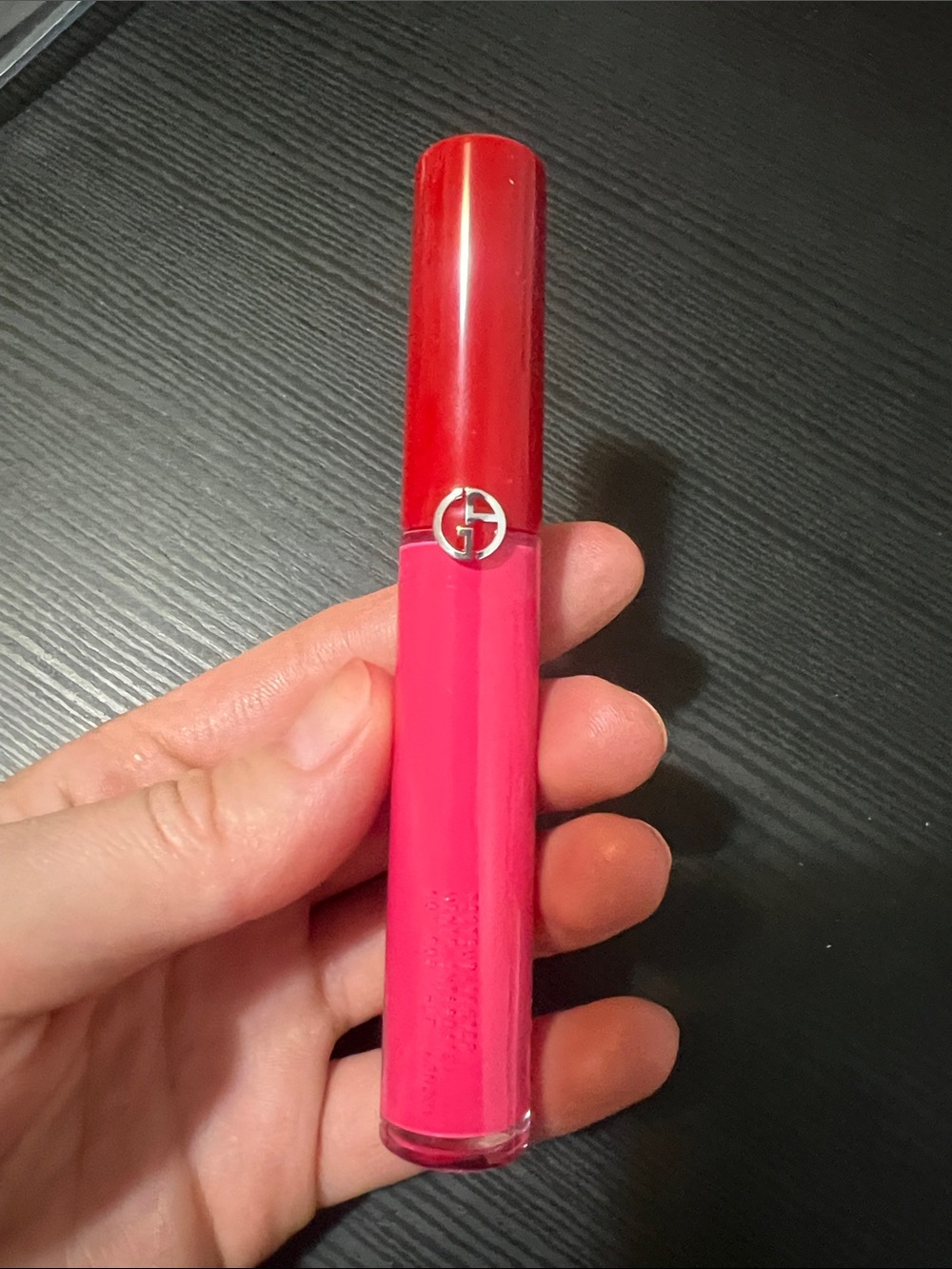 Giorgio Armani Liquid lipstick in Bright Pink, no box, never used, shade 505